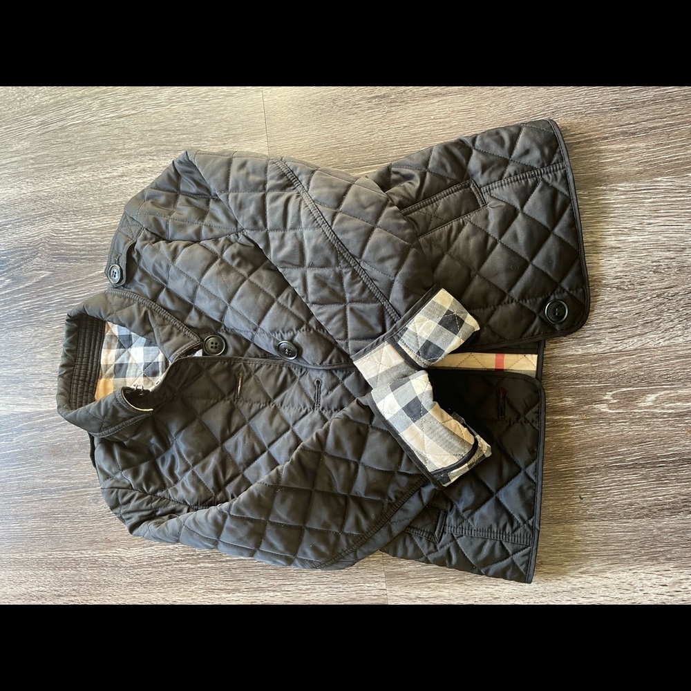 Kids Burberry Quilted Jacket